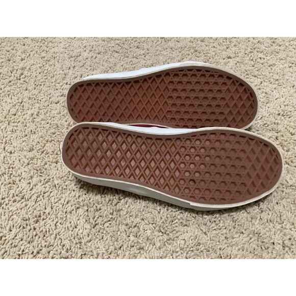 VANS Skate Sk8 UNISEX Shoes Men’s 6.5 Women’s 8 Red Canvas Lace Up Classic - Picture 7 of 7